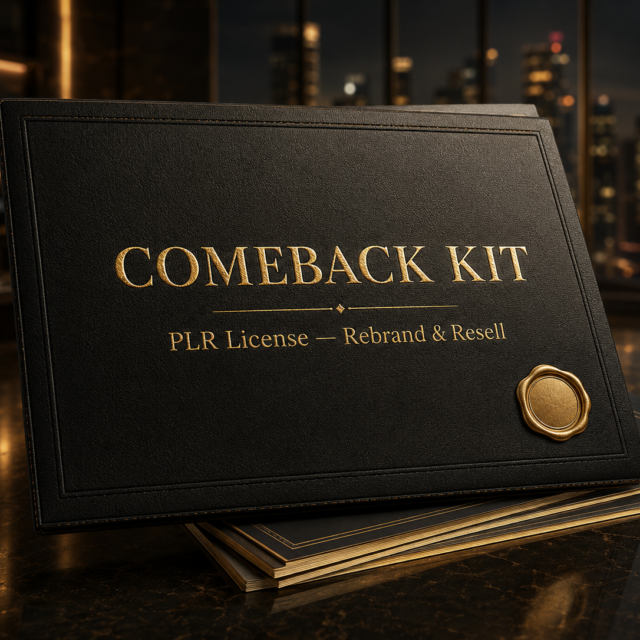 Comeback Kit PLR License
